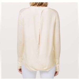 Lululemon still at ease pullover angel wing